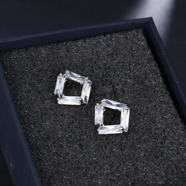 Baguette Crystal Earrings