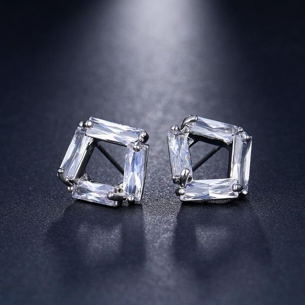 Baguette Crystal Earrings