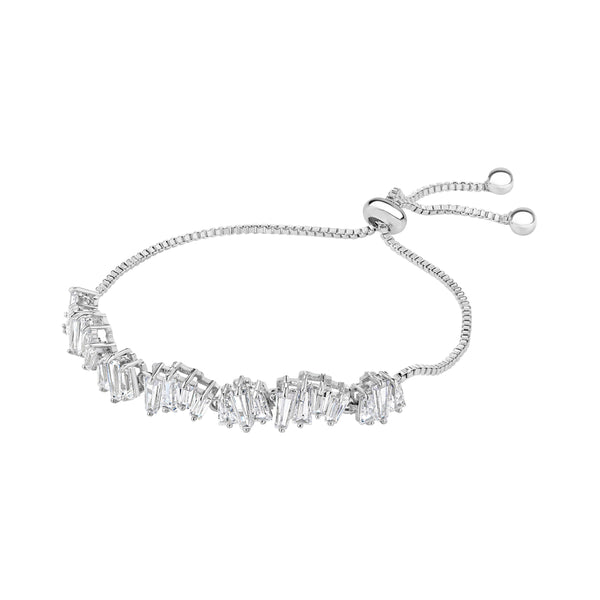 Baguette Crystal Adjustable Bracelet