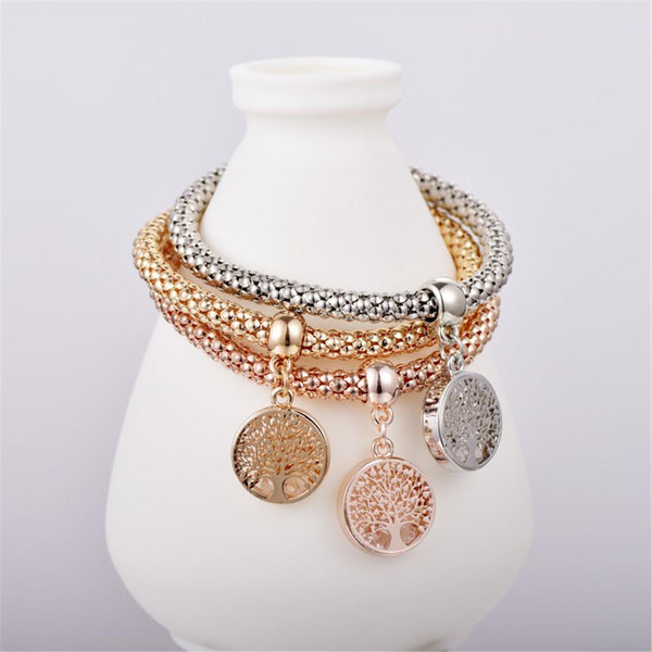 Tree of Life Charm Bracelet with Austrian Crystals – Pandora's