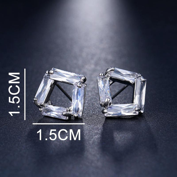 Baguette Crystal Earrings